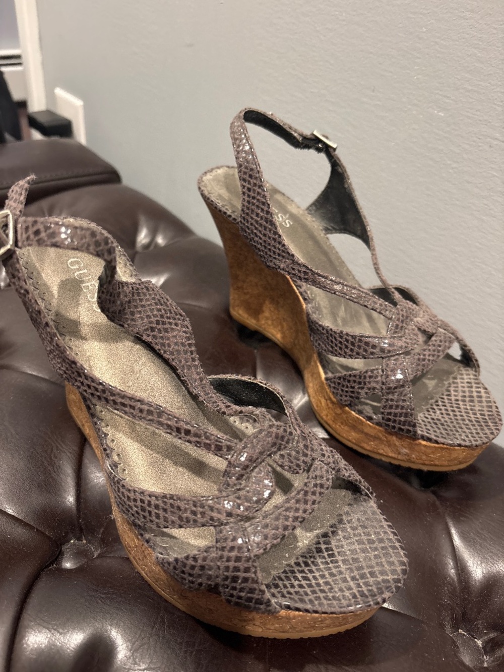 Guess wedge heels